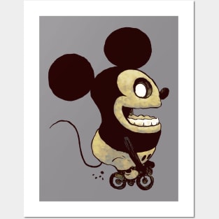 Steambike Mickey Posters and Art